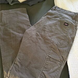 Dickies Men's Olive Green Cargo Work Pants